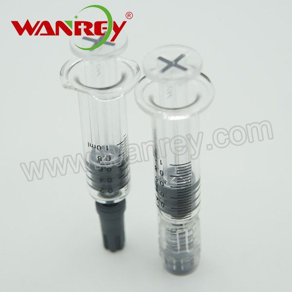 1ml Borosilicate Glass Luer Lock Syringe